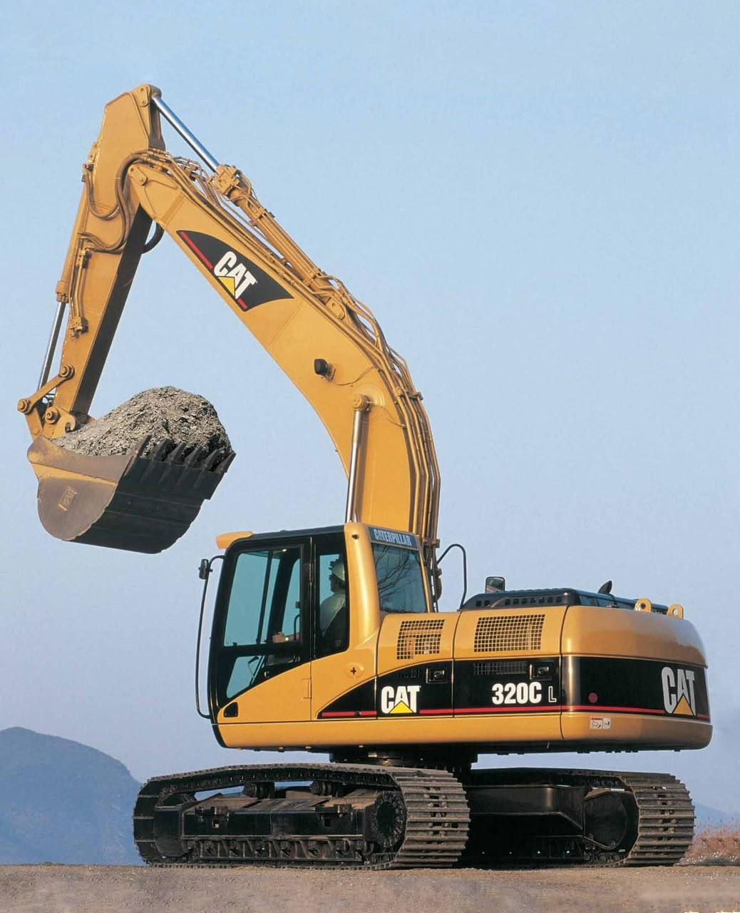 Heavy machinery at work